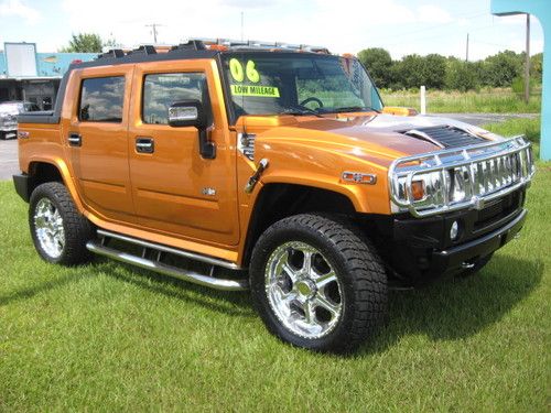 2006 hummer h2 sut fully loaded "fusion orange" only 49k miles