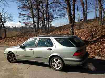 2001 SAAB 95 'SE' EDIT'N WAGON NR.29 MPG-RUNS GREAT 3.0L-WOOD,LEATHER & SUNROOF!, image 2