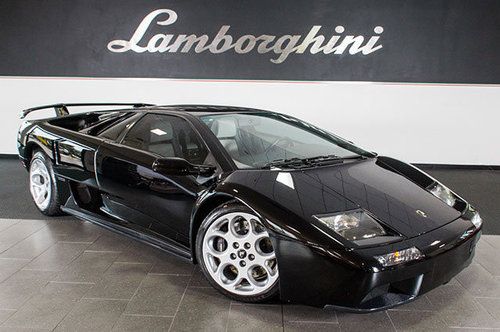 Rare 6.0 diablo! + low miles! + 5spd manual + bi-color inter + large rear wing