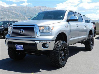 Toyota tundra crew max platinum 4x4 custom lift wheels tires nav roof auto tow