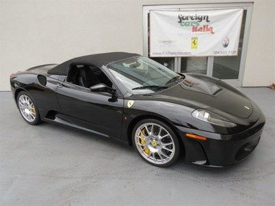 F430 spider 6 speed f1 trans nero daytona leather carboceramic yellow calipers