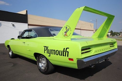 Superbird limelite 4 speed numbers matching galen documented  nut/bolt restored