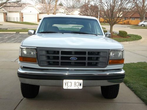 1993 Ford Bronco XLT White, US $4,000.00, image 2