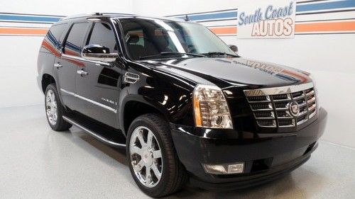 Escalade 3rd row navigation rear lcd dvd 22inch alloy wheels warranty we finance