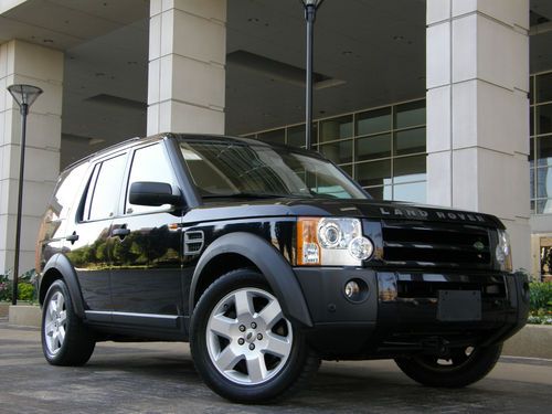 2008 land rover lr3 hse-7 only 60k miles navi 3rd row carfax 1 owner heat seats
