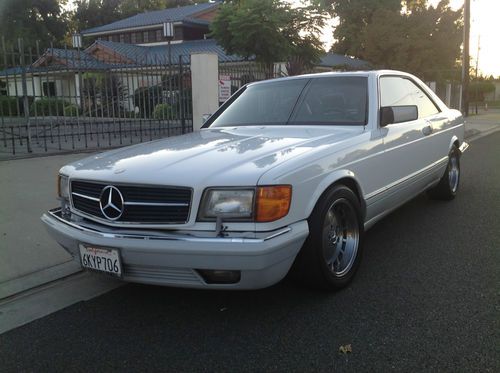 1989 mercedes 560 sec all original showroom condition garage kept.