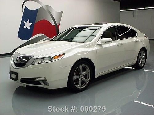 2010 acura tl tech sh-awd sunroof nav rear cam only 48k texas direct auto