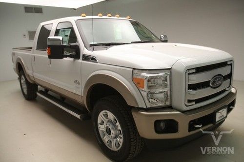 2014 king ranch crew 4x4 fx4 navigation sunroof leather heated v8 diesel