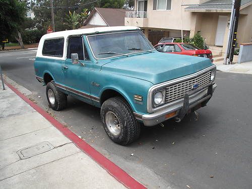 1972 Chevrolet K5 blazer 4x4 one owner california truck, image 4