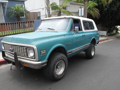 1972 Chevrolet K5 blazer 4x4 one owner california truck, image 8