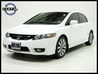 2009 honda civic si 4dr sedan 6 speed sunroof alloys sppoiler cd aux