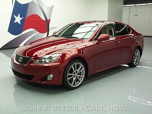 2008 lexus is350 sunroof nav rear cam climate seats 56k texas direct auto