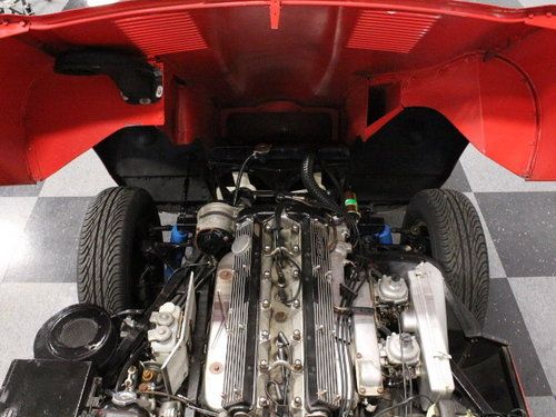 4.2 L, 4-SPEED, NICELY RESTORED IN RED OVER BLACK, FRESH CONV TOP, MAINT DOCS!, US $59,995.00, image 4