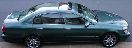 2003 infiniti q45 premium, emerald mist ext. beige int. original owner. nice!