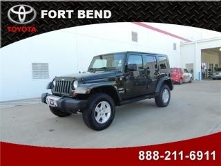 2010 jeep wrangler unlimited 4wd 4dr sahara hard top leather sirius satellite