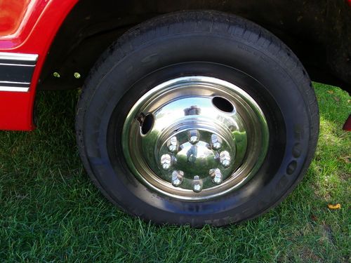 PRIVATE COLLECTOR 1969 Chevy Cheyenne C-20 Dually Shop Truck / Harley Hauler, image 20