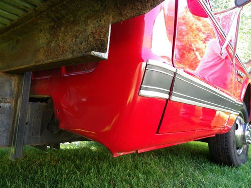 PRIVATE COLLECTOR 1969 Chevy Cheyenne C-20 Dually Shop Truck / Harley Hauler, image 24