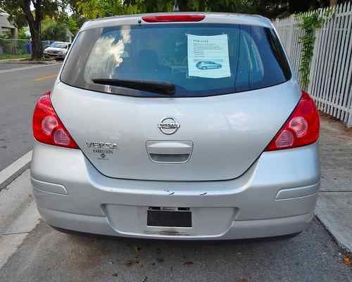 Silver 2008 Nissan Versa S Hatchback 4-Door 1.8L Kenwood Stereo Bluetooth USB, US $5,800.00, image 3