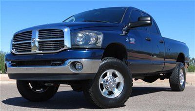 **no reserve* 2008 dodge ram 3500 1 ton 6.7l cummins diesel crew lb 4x4 az clean