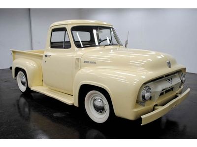 1954 ford f100 matching numbers 239 v8 y-block 4 speed manual bench seats