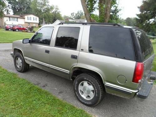 1999 chevrolet tahoe ls sport utility 4-door 5.7l