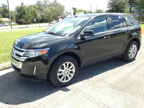 2013 limited 3.5l v6 11k miles fwd suv black on black reverse cam