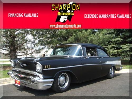 1957 chevrolet 210 post...disc brakes!! california car!! solid driver!! 350cu.