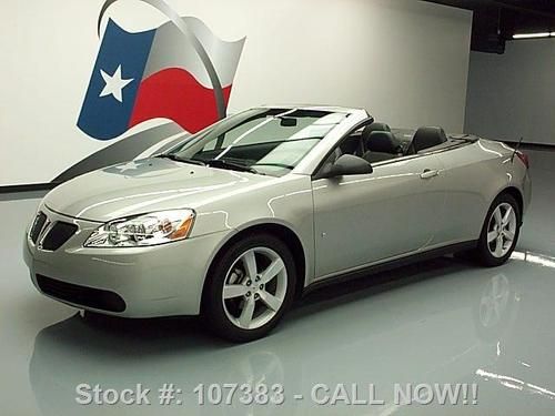 2007 pontiac g6 gt hard top 3.9l v6 heated leather 12k texas direct auto