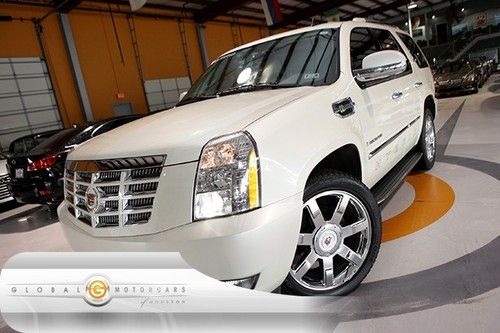 09 cadillac escalade hybrid 4wd 45k 1-own bose nav pdc cam dvd 3rd-row rear-ac