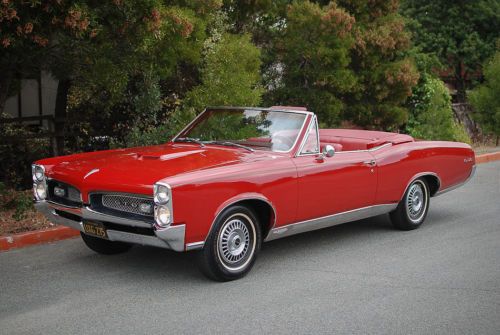 Original red on red 1 owner gto matching #'s 400 auto clean