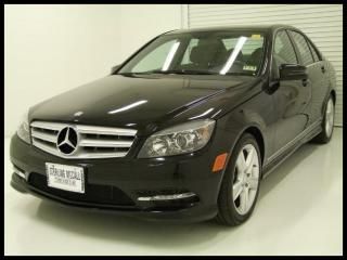 11 benz c300 sport pk sunroof leather bluetooth alloys fogs wood trim we finance