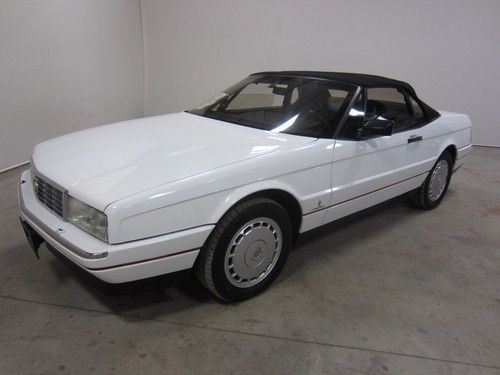 1991 cadillac allante convertible 4.5l v8 fwd leather 80pics