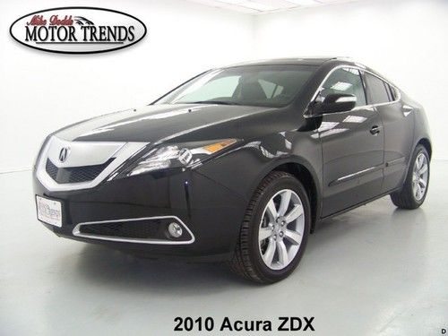 2010 acura zdx awd advance pkg sunroof navigation rearcam heated seats 33k