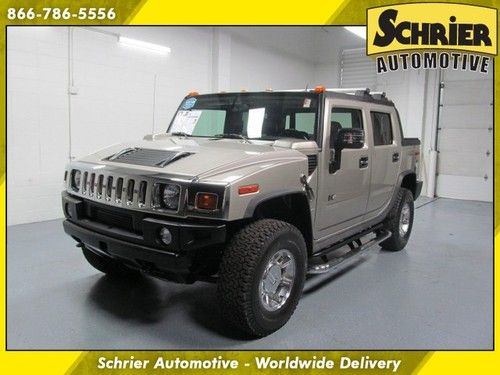2007 hummer h2 sut gold navigation sunroof heated leather