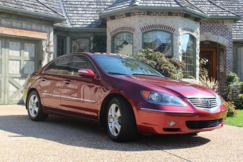 2006 acura rl one owner redondo red low miles awd v6 loaded new tires