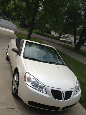 2008 pontiac g6 gt convertible 2-door 3.9l pearl white