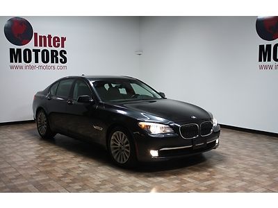 2009 bmw 750i gr/black under factory warranty low miles clean carfax
