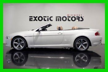 2010 650i convertable, 33,339 miles, alpine white on saddle brown, only $49,888!