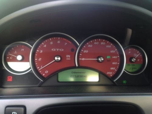 2006 pontiac gto base coupe 2-door 6.0l