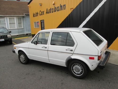 1979 volkswagen rabbit custom hatchback 4-door 1.5l