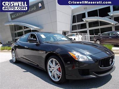 2014 maserati quattroporte gts nero black ferrari v8 nav loaded