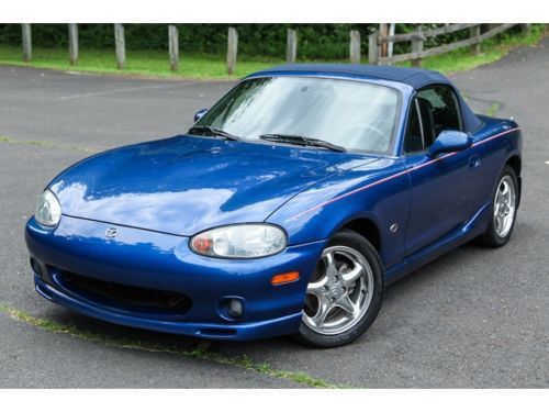 1999 mazda miata mx-5 10th anniversary convertible 52k mi florida carfax rare 6s