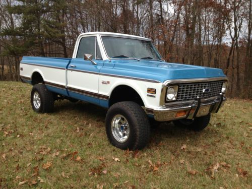 1972 chevrolet c20 4x4 cheyenne super