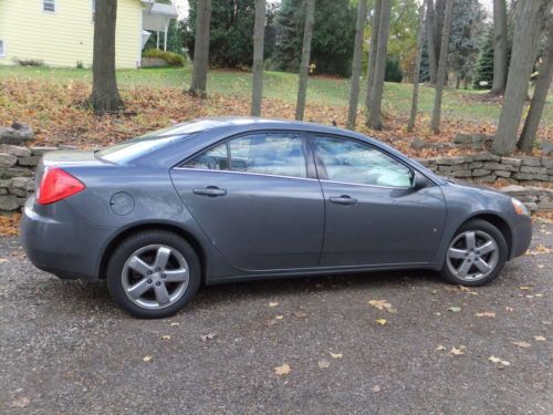 2008 pontiac g6 gt, grey, black &amp; grey cloth interior, 77,000 miles, no problems