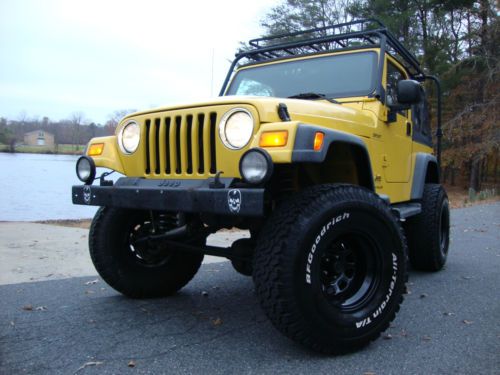 2004 jeep wrangler sport 2-door 4.0l 6&#034; rough country lift on 35&#039;s