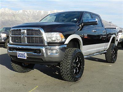 Dodge ram crew cab cummins diesel laramie 4x4 custom new lift wheels tires nav