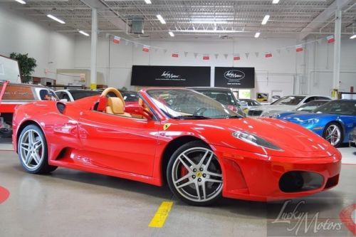 2006 ferrari f430 spider f1, florida car, rosso corsa, all options!