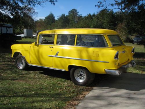 1955 Chevy Handyman Wagon 2 Door Gasser Street Rat Hot Rod Project Pro Touring, image 2