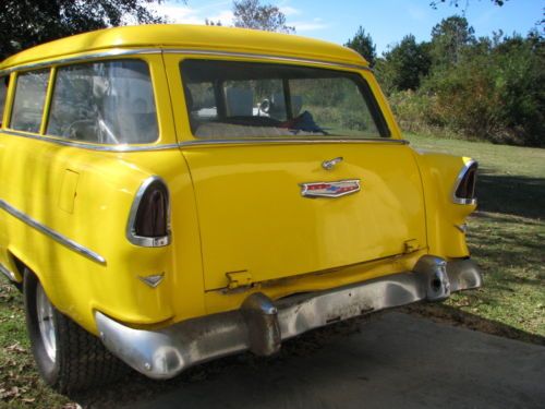 1955 Chevy Handyman Wagon 2 Door Gasser Street Rat Hot Rod Project Pro Touring, image 3