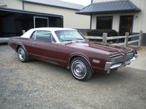 1968 mercury cougar 2 door hardtop numbers matching rare original survivor